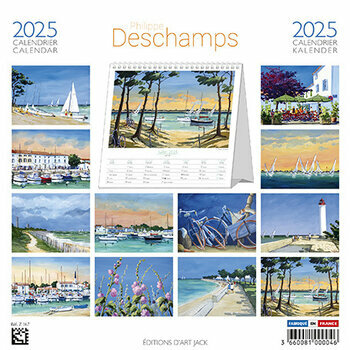 Calendrier Chevalet 2025 Ile de Ré par Philippe Deschamps