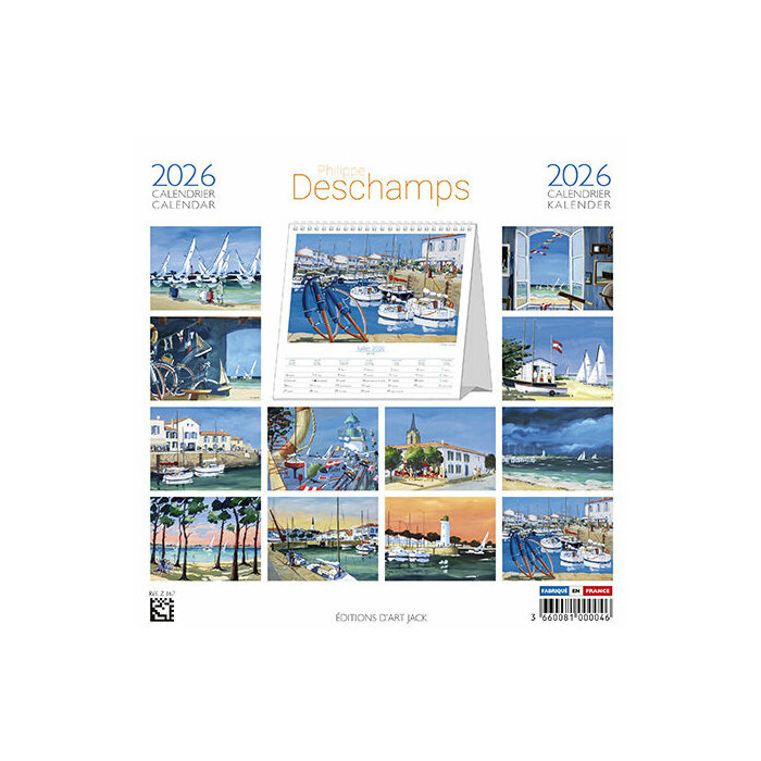 Calendrier à Poser 2026 Phlippe Deschamps