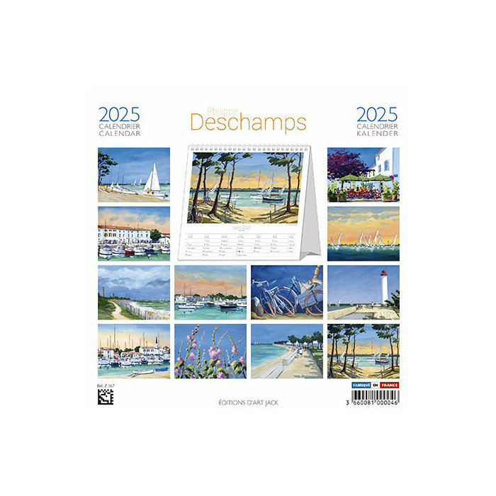 Calendrier à Poser 2025 Phlippe Deschamps