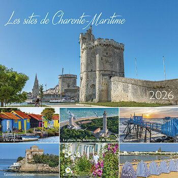 Calendrier Chevalet 2026 Les Plus Grands Sites de Charente Maritime