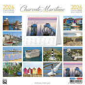 Calendrier Chevalet 2026 Charente Maritime 