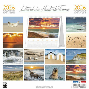 Calendrier Chevalet 2025 Littoral des Hauts de France