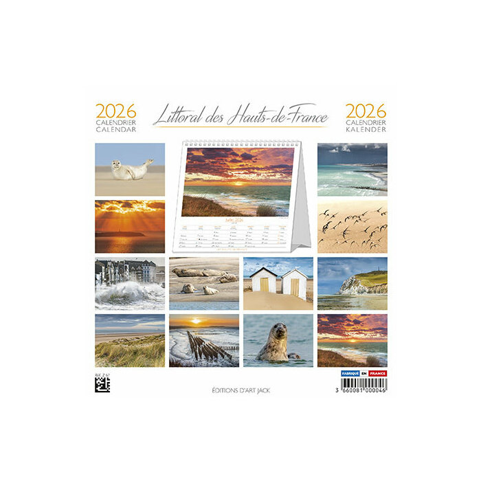 Calendrier  Poser 2026 Littoral Hauts de France