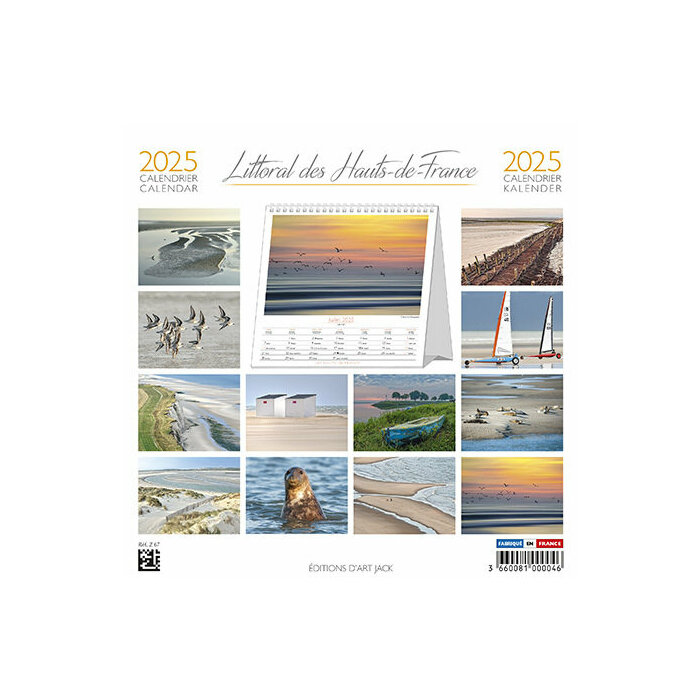 Calendrier  Poser 2025 Littoral Hauts de France