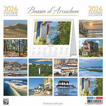 Calendrier Chevalet 2026 Bassin d'Arcachon