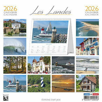 Calendrier Chevalet 2026 Les Landes Maison Landaise