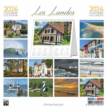 Calendrier Chevalet 2026 Les Landes Courant D'Huchet