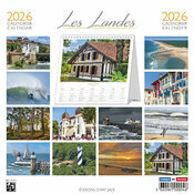 Calendrier Landes chevalet 2026 Courant Huchet
