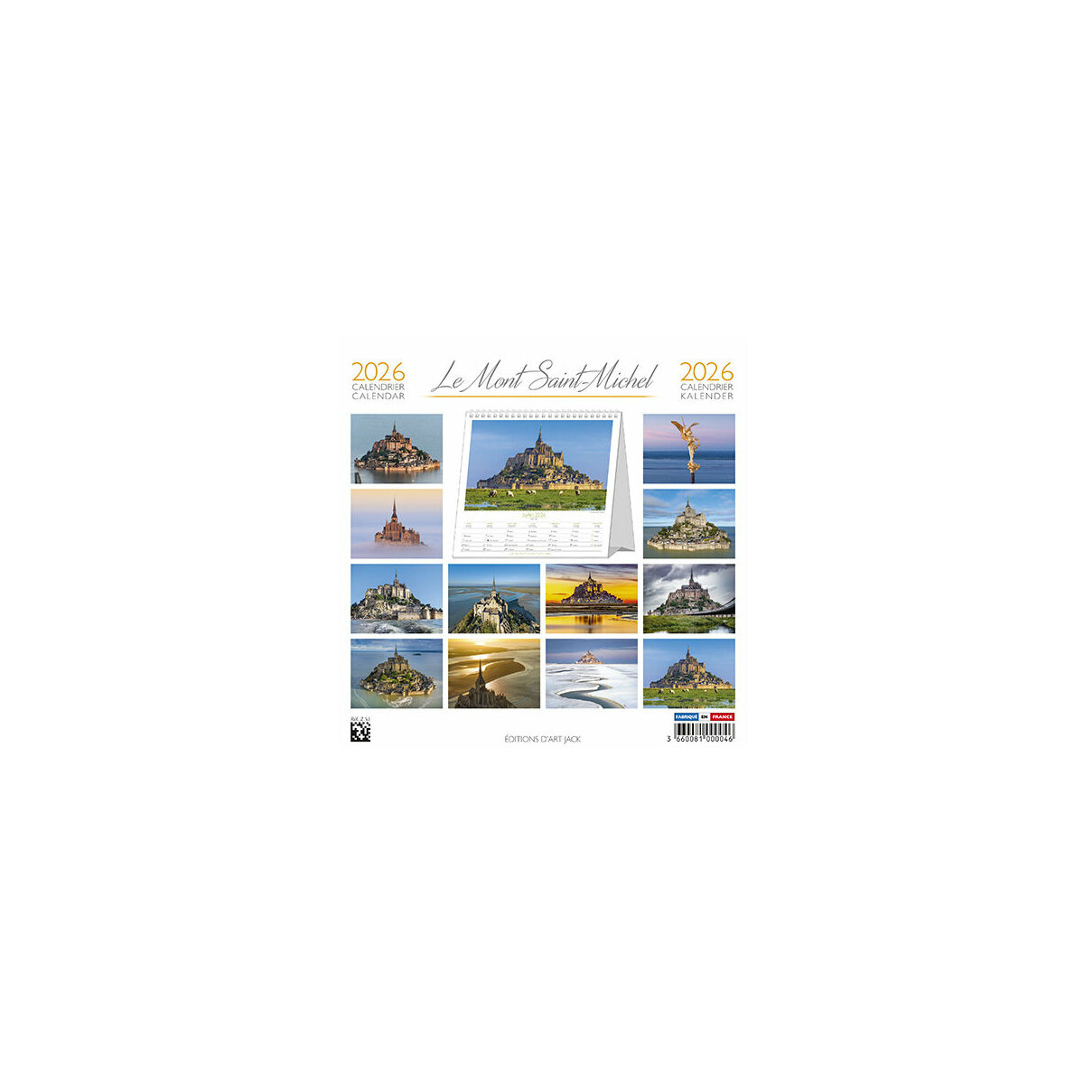 Calendrier Chevalet 2025 Region Française Calendrier à Poser Normandie Le Mont Saint Michel
