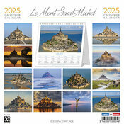 Calendrier  Poser 2025  Mont Saint Michel