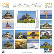 Calendrier Chevalet Mont Saint Michel 2026