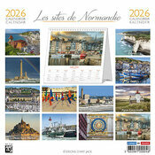 Calendrier Chevalet 2026 Normandie Mont Saint Michel