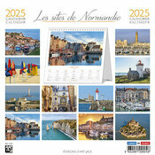 Calendrier  Poser 2025 Sites connus de Normandie