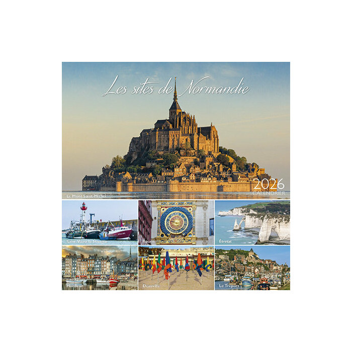 Calendrier Chevalet 2026 Normandie Mont Saint Michel
