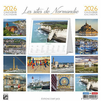 Calendrier Chevalet 2026 Les Plus beaux Site de Normandie - Honfleur