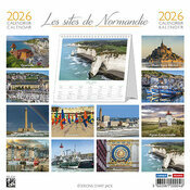 Calendrier Chevalet 2026 Sites Normandie