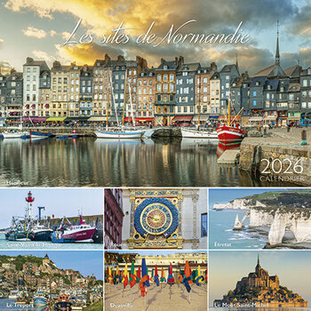 Calendrier Chevalet 2025 Les Plus beaux Site de Normandie - Honfleur