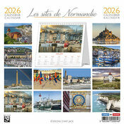 Calendrier chevalet Normandie 2026