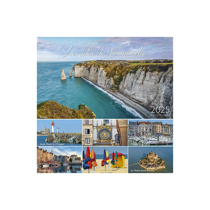Calendrier chevalet Normandie 2025