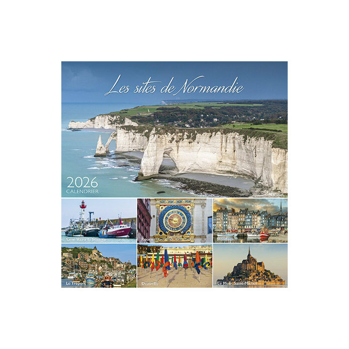 Calendrier chevalet Normandie 2026