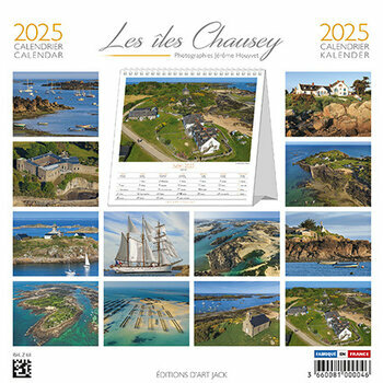 Calendrier Chevalet 2025 Normandie Les Iles Chausey
