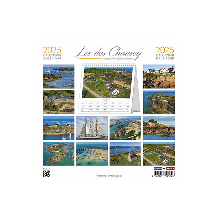 Calendrier  Poser 2025 Les Iles Chausey Normandie