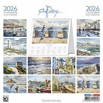 Calendrier Chevalet 2026 Normandie Mont Saint Michel par Pascal Benoit