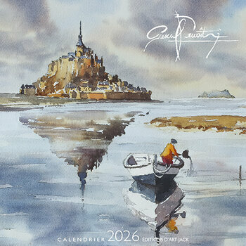 Calendrier Chevalet 2025 Normandie Mont Saint Michel par Pascal Benoit