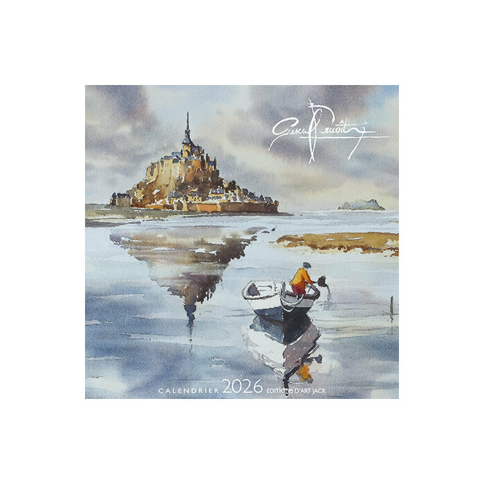 Calendrier Chevalet Art Mont Saint Michel 2026