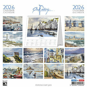 Calendrier Chevalet 2026 Normandie Honfleur par Pascal Benoit