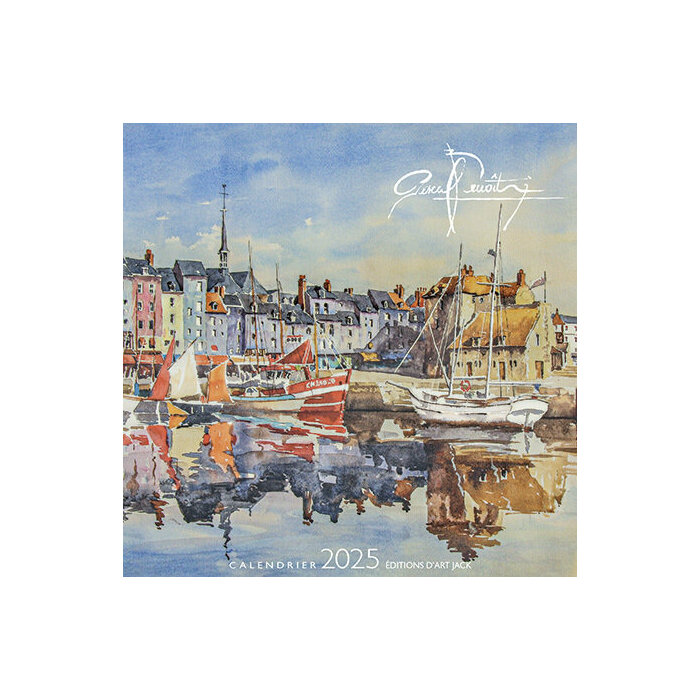 Calendrier Chevalet 2025 Honfleur oeuvre
