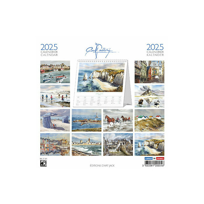 Calendrier  Poser 2025 Normandie Pascal Benoit