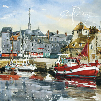 Calendrier Chevalet 2026 Normandie Honfleur par Pascal Benoit