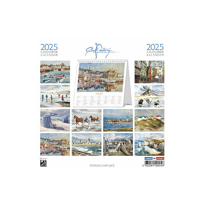 Calendrier à Poser 2025 Normandie