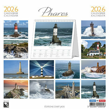 Calendrier Chevalet 2026 Phares Maritime