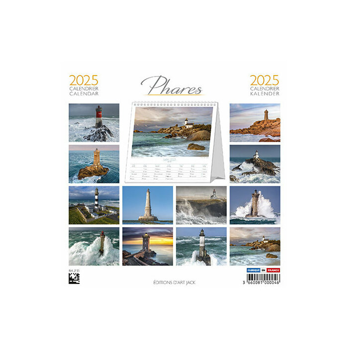 Calendrier  Poser 2025 Phares maritimes