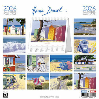 Calendrier Chevalet 2026 Mer par Henri Deuil
