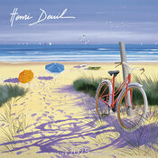 Calendrier Chevalet Plage 2025 Bicyclette