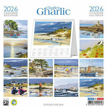 Calendrier Chevalet 2025 Paysage Maritime par Charles Gharlic