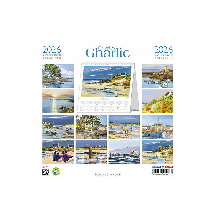 Calendrier à Poser 2026 Bretagne 