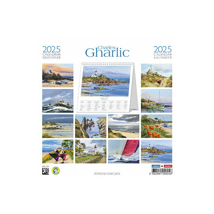 Calendrier à Poser 2025 Bretagne 