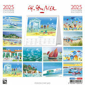 Calendrier  Poser Tableaux Ocean Charles Cambier 2025