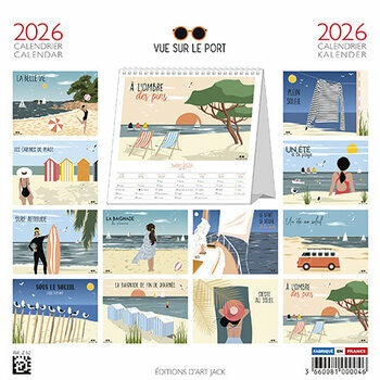 Calendrier Chevalet 2025 Le Roman d'un Eté - Affiche Tendance