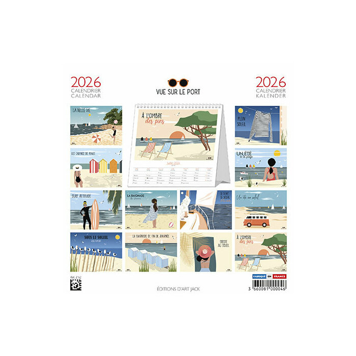 Calendrier Chevalet 2026 Sous le soleil exactement