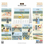 Calendrier  Poser 2025 Affiches t plage