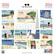 Calendrier  Poser 2025 Affiches t plage