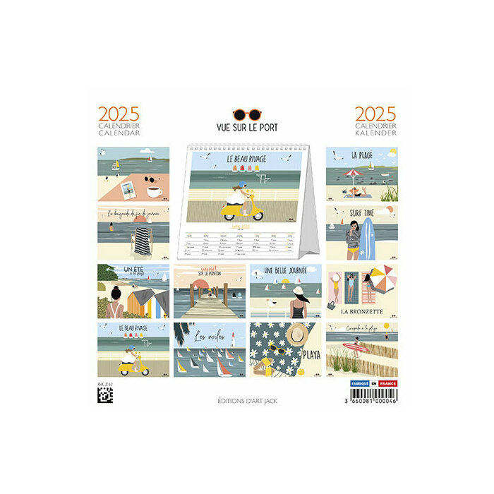 Calendrier  Poser 2026 Affiches t plage
