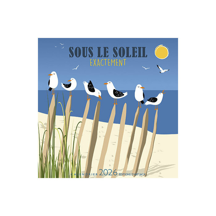 Calendrier Chevalet 2026 Sous le soleil exactement