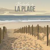 Calendrier Chevalet 2026 Cabine de Plage Ocean