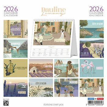 Calendrier Chevalet 2026 Un Sunset en Provence Launay